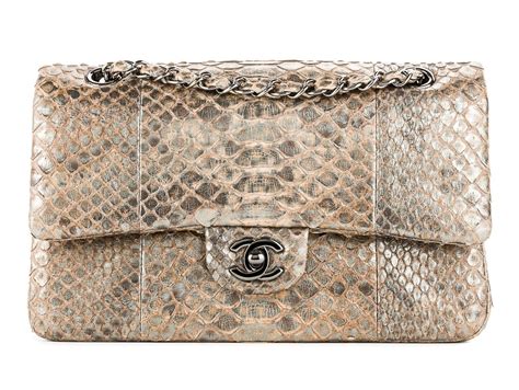 physthon's chanel|used python chanel handbags.